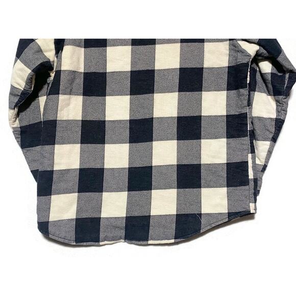 Northwest Territory Black Flannel Shirt Size Large Heavy Duty Lined Button Up - Picture 8 of 8